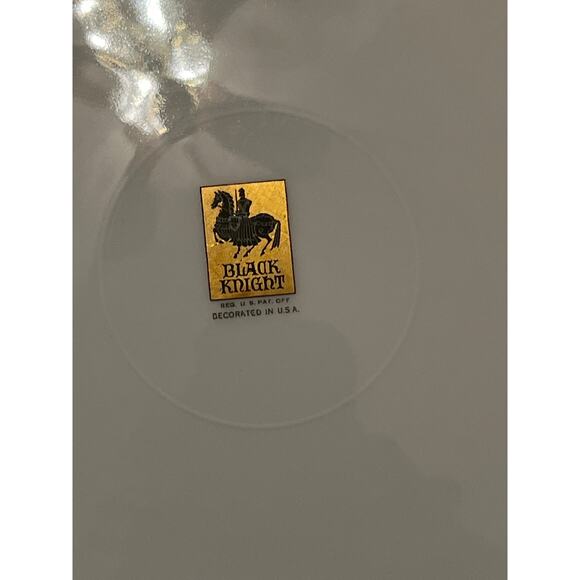 Black Knight CHOP Plate BLK 70 Bavarian Birds of Paradise MINT RARE Replacement - Picture 6 of 6